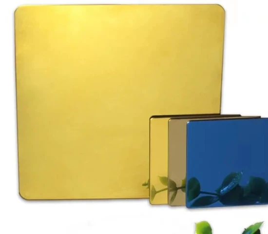 Hxc PVD Зеркальное золото с золотым покрытием Декоративный лист и пластина из нержавеющей стали 201 Лист из нержавеющей стали