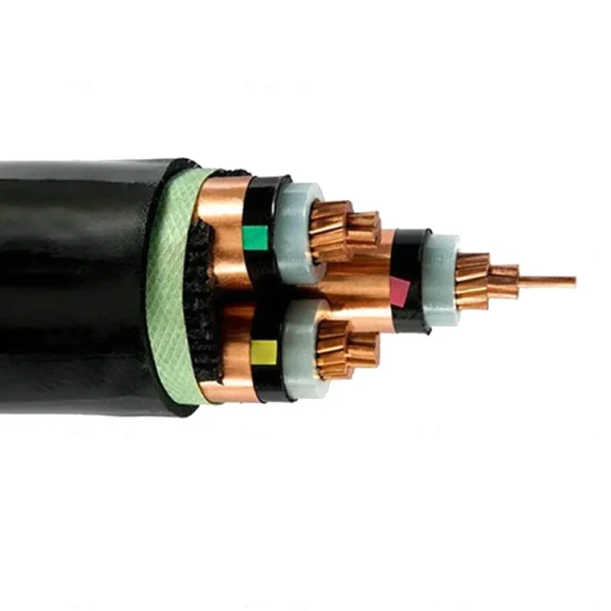 Многожильный электрический силовой кабель с изоляцией из ПВХ и стальной лентой, бронированный из сшитого полиэтилена из сшитого полиэтилена