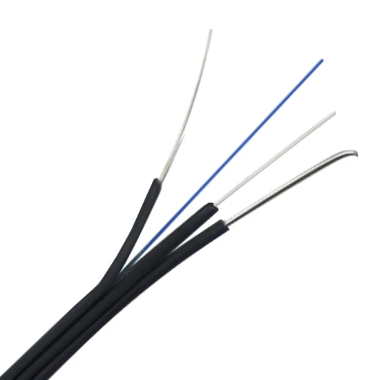 Волоконно-оптический кабель для домашней дуэли 1 2 Core FTTH одномодовый плоский оптоволоконный кабель
